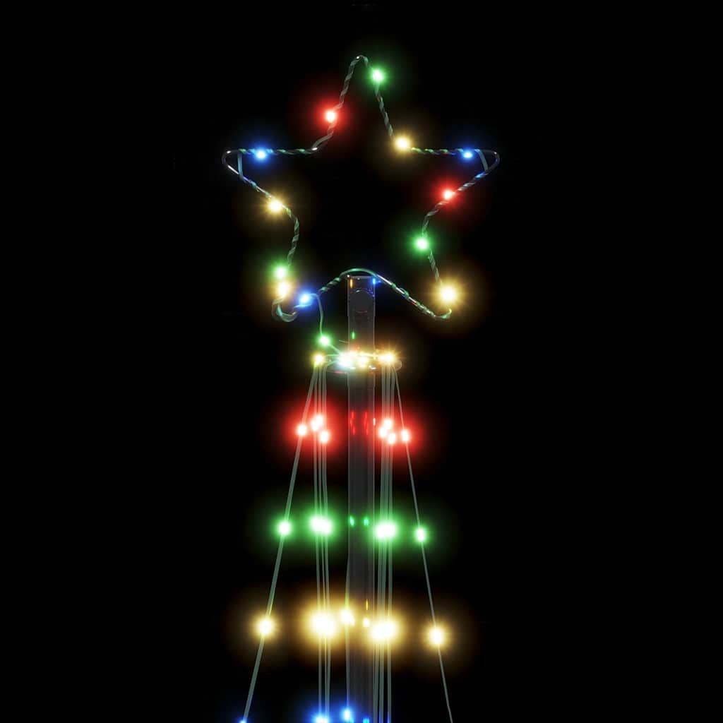 LED Christmas Tree 363 LEDs Colorful 182 cm