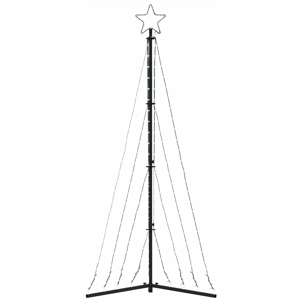 LED Christmas Tree 339 LEDs Cold White 187 cm