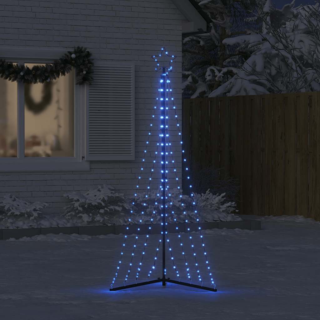 LED Christmas Tree 339 LEDs Blue 187 cm