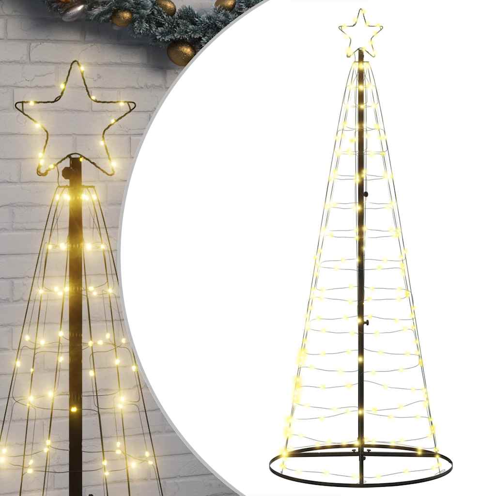 LED Christmas Tree 200 LEDs Warm White 182 cm