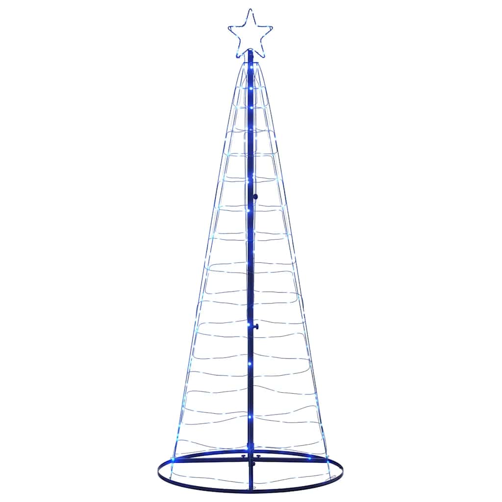 LED Christmas Tree 200 LEDs Blue 182 cm