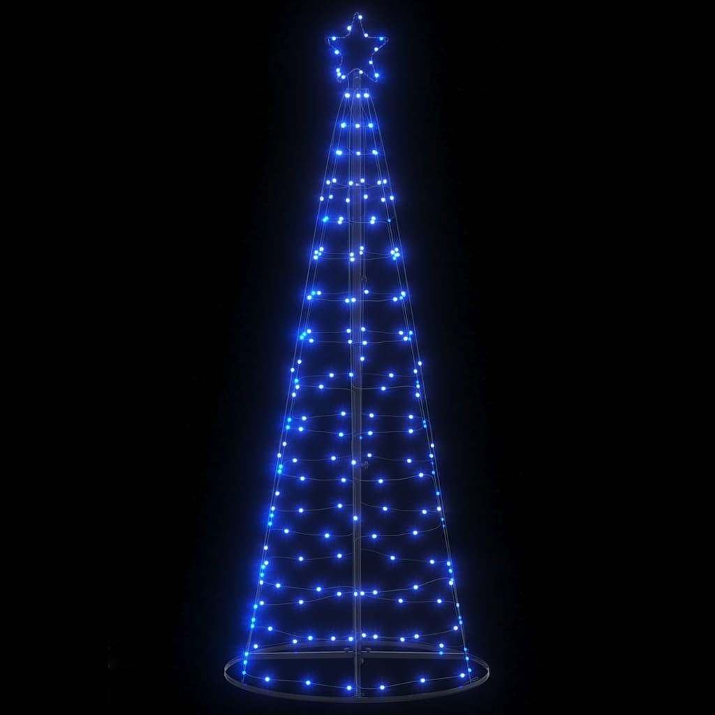 LED Christmas Tree 200 LEDs Blue 182 cm