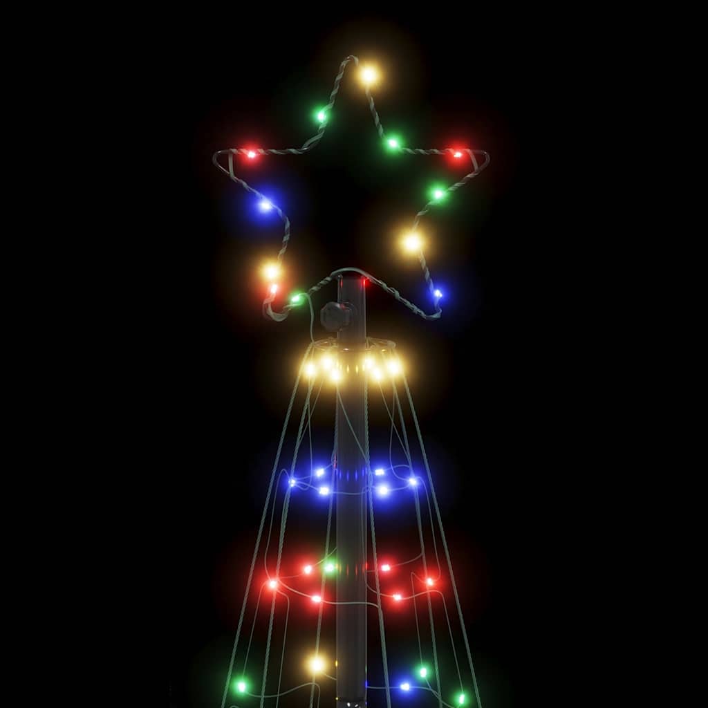 LED Christmas Tree 200 LEDs Colorful 182 cm