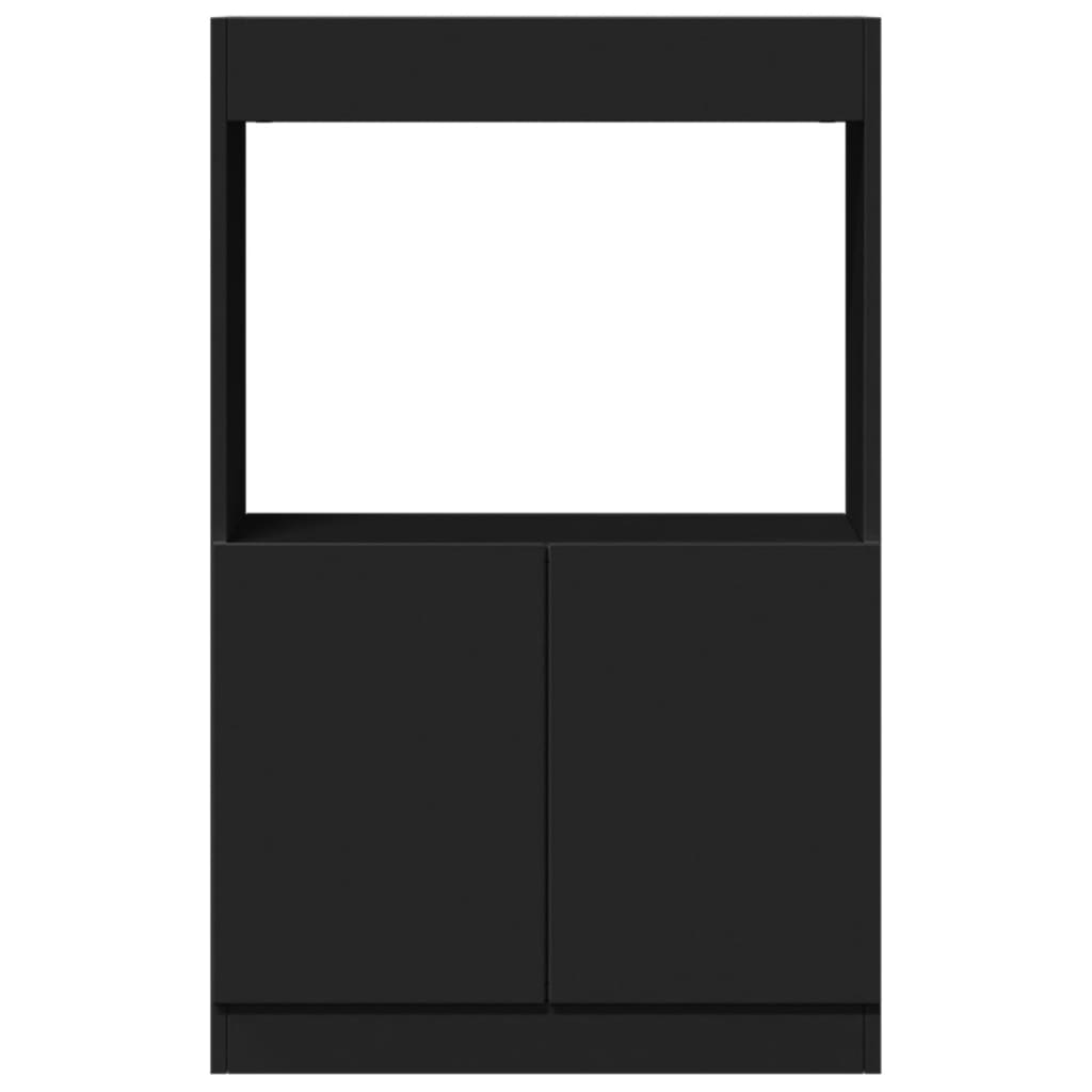 Highboard Black 63x33x100 cm Engineered Wood