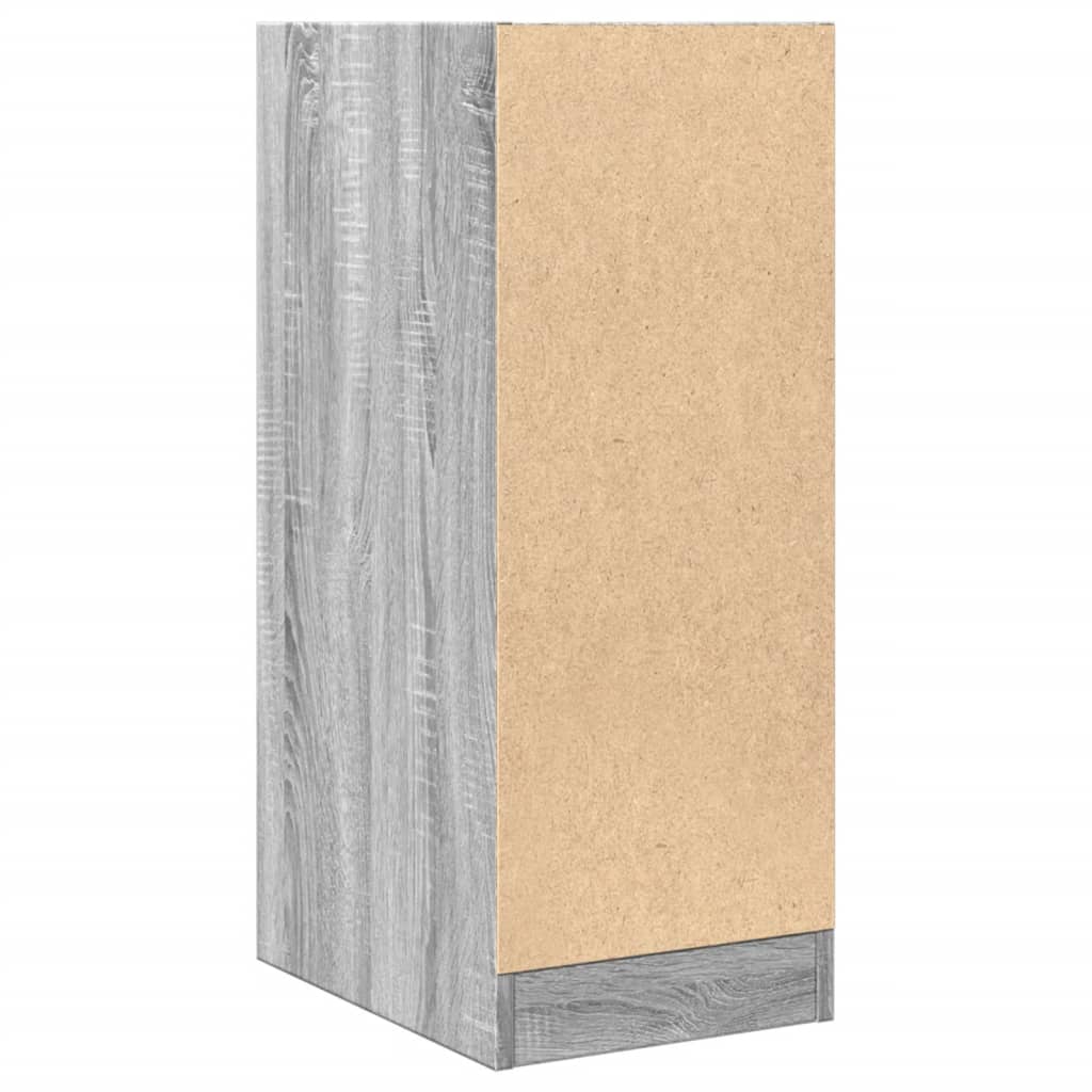 Apothecary Cabinet Grey Sonoma 30x41x77.5 cm Engineered Wood