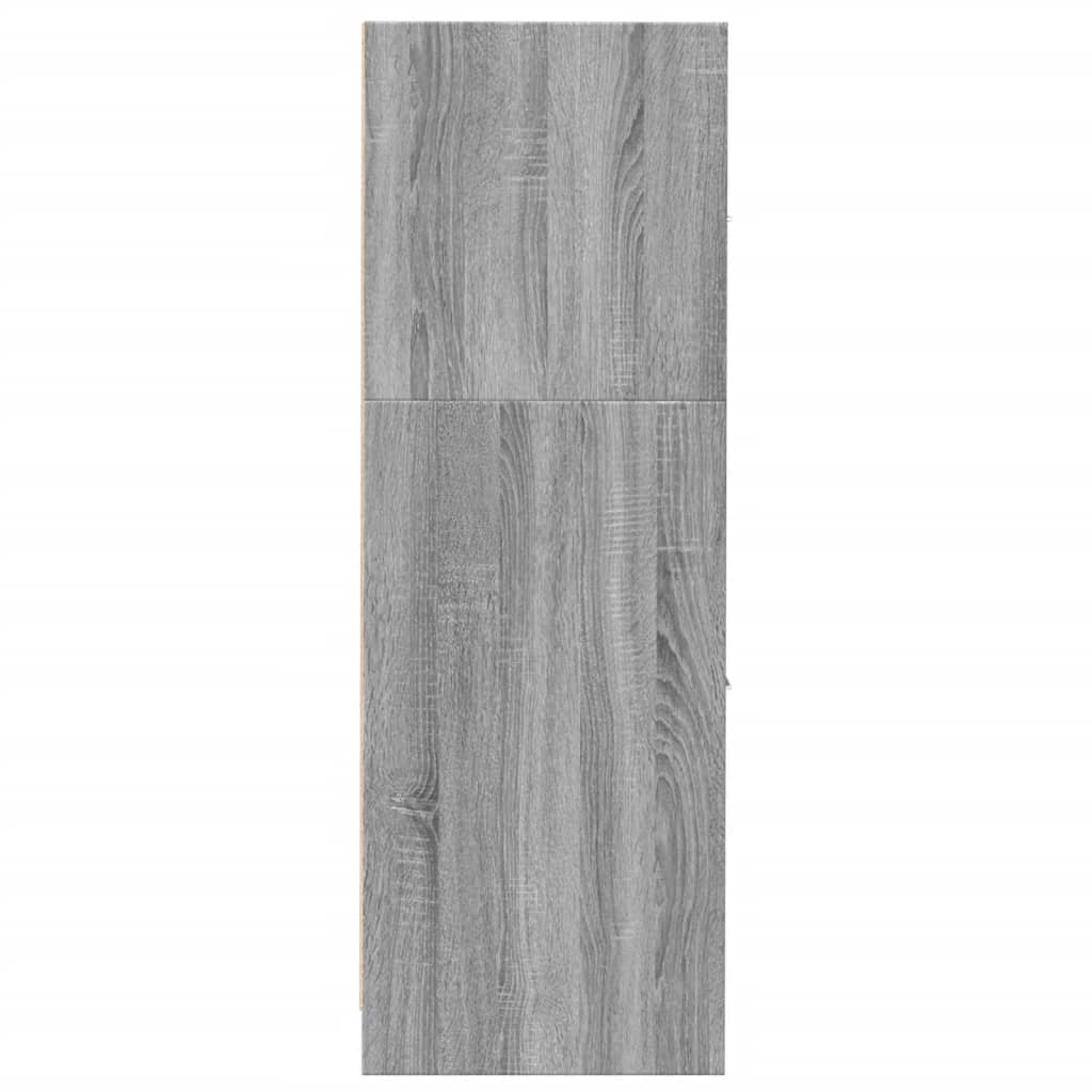 Apothecary Cabinet Grey Sonoma 30x41x118 cm Engineered Wood