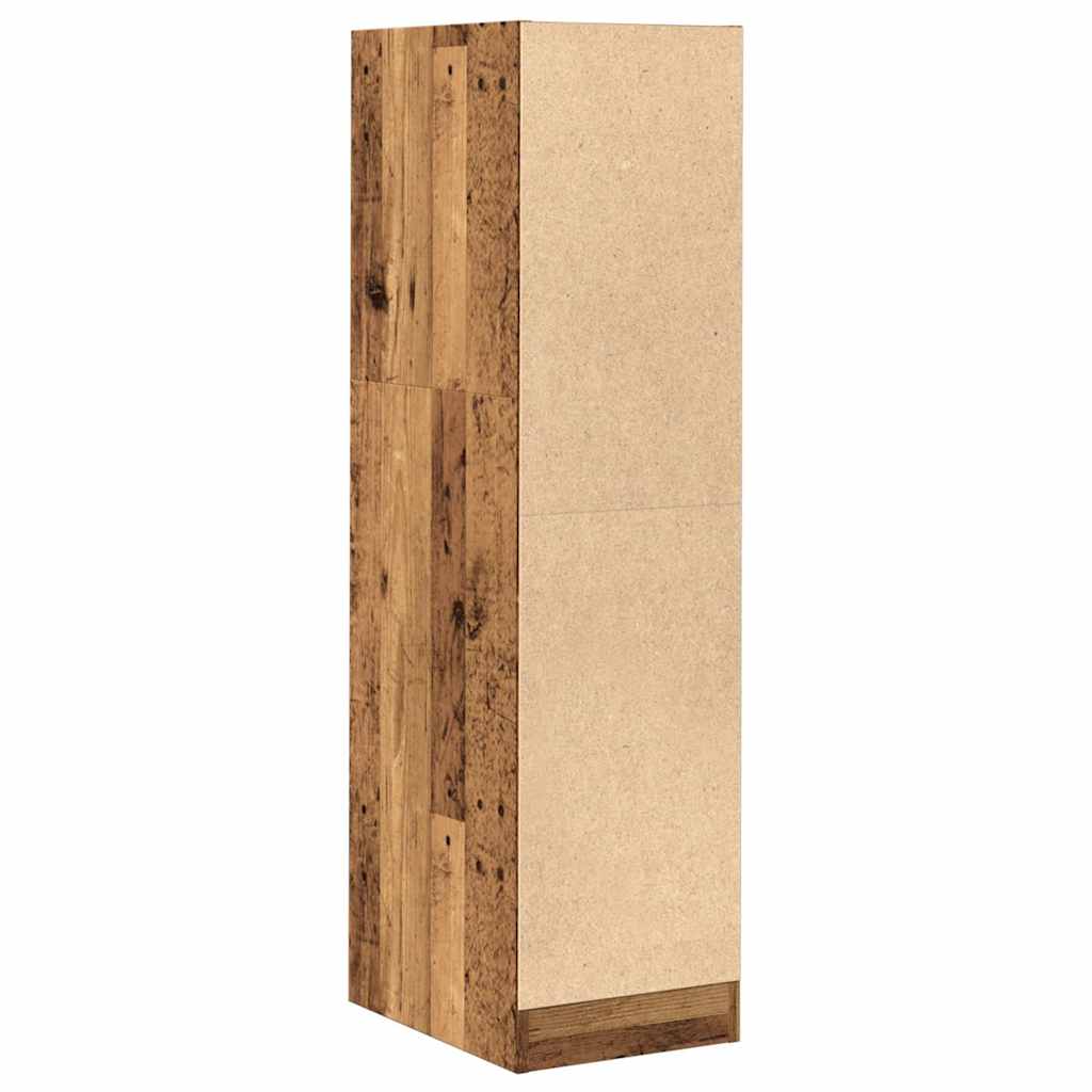 Apothecary Cabinet Old Wood 30x41x118 cm Engineered Wood