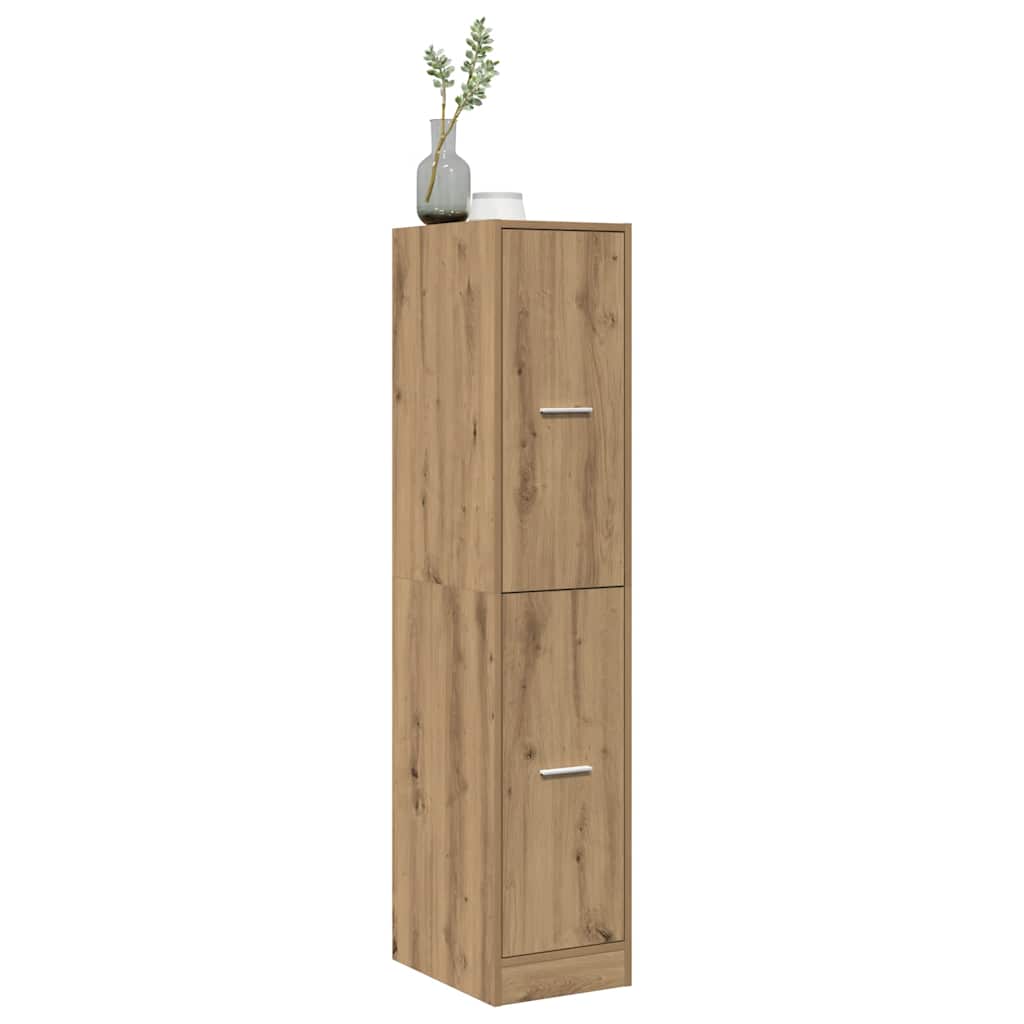 Apothecary Cabinet Artisian Oak 30x41x144.5 cm Engineered Wood