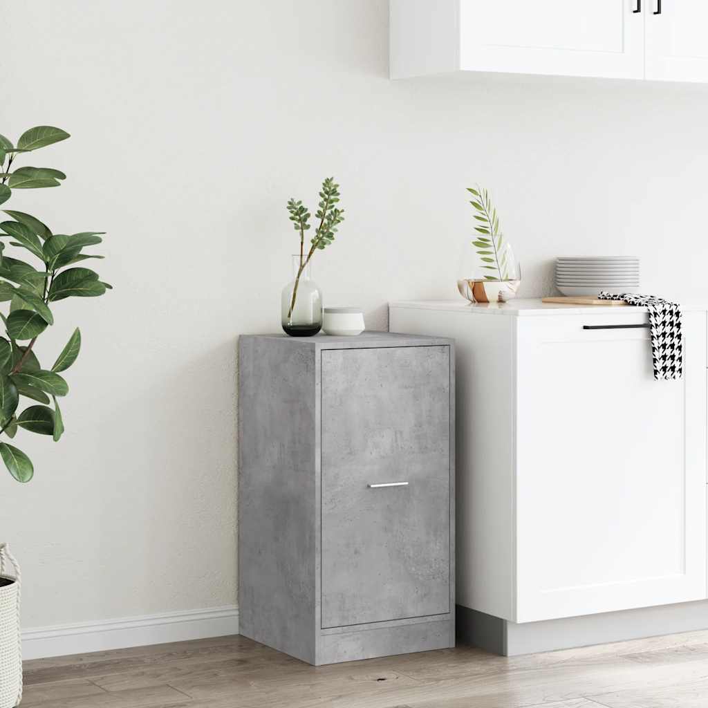 Apothecary Cabinet Concrete Grey 40x41x77.5 cm Engineered Wood