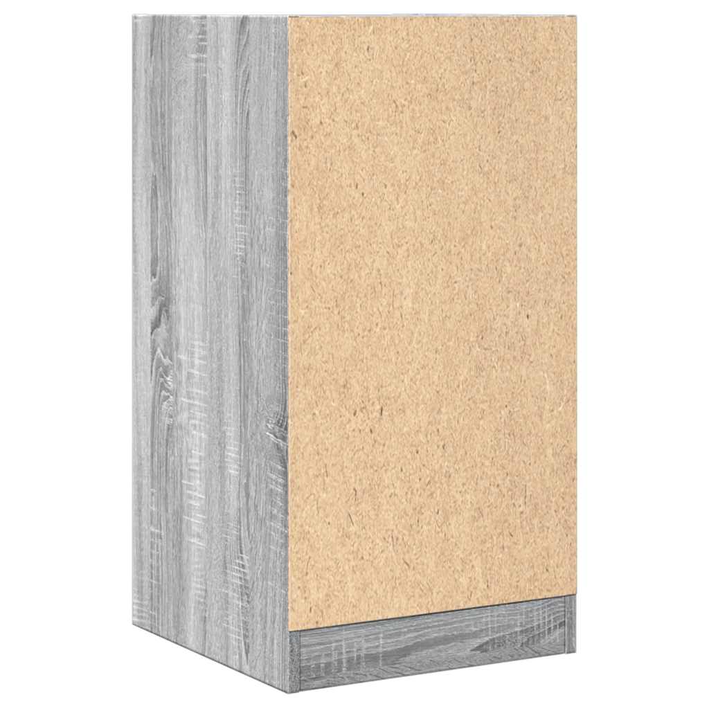 Apothecary Cabinet Grey Sonoma 40x41x77.5 cm Engineered Wood