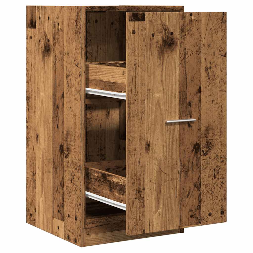 Apothecary Cabinet Old Wood 40x41x77.5 cm Engineered Wood