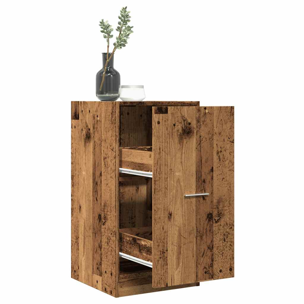 Apothecary Cabinet Old Wood 40x41x77.5 cm Engineered Wood