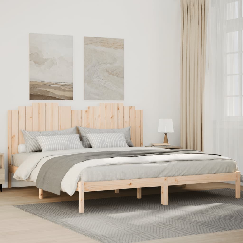 Extra Long Bed Frame without Mattress 180x220 cm Solid Wood