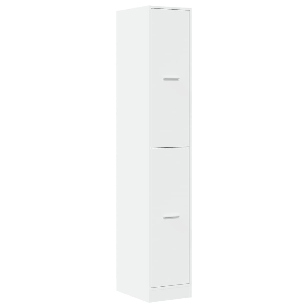 Apothecary Cabinet White 30x41x174.5 cm Engineered Wood