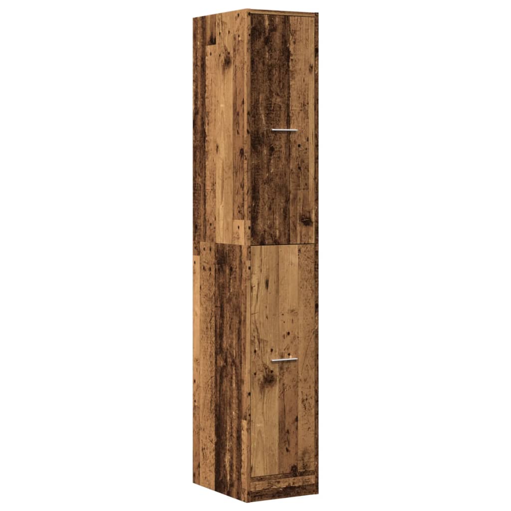 Apothecary Cabinet Old Wood 30x41x174.5 cm Engineered Wood