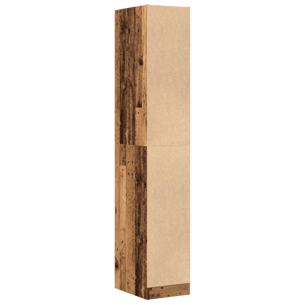 Apothecary Cabinet Old Wood 30x41x174.5 cm Engineered Wood