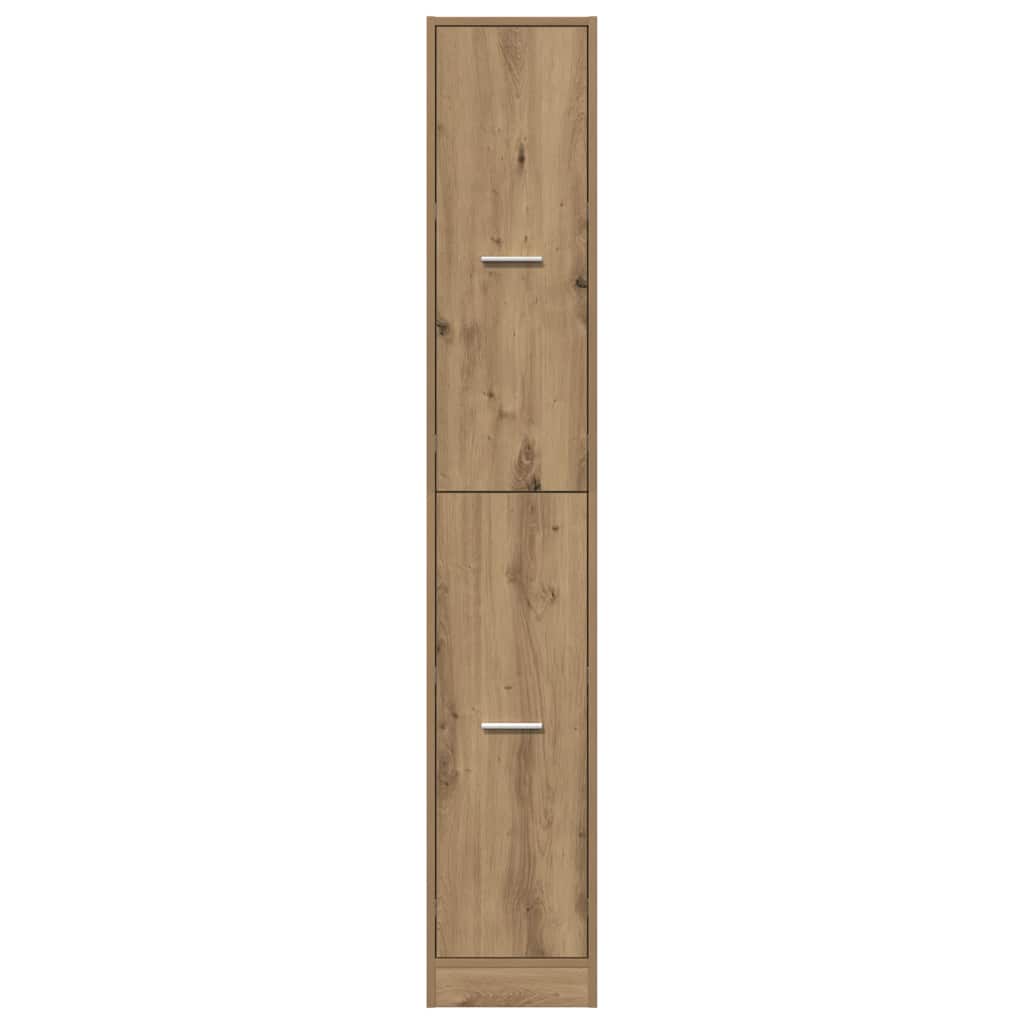 Apothecary Cabinet Artisian Oak 30x41x174.5 cm Engineered Wood