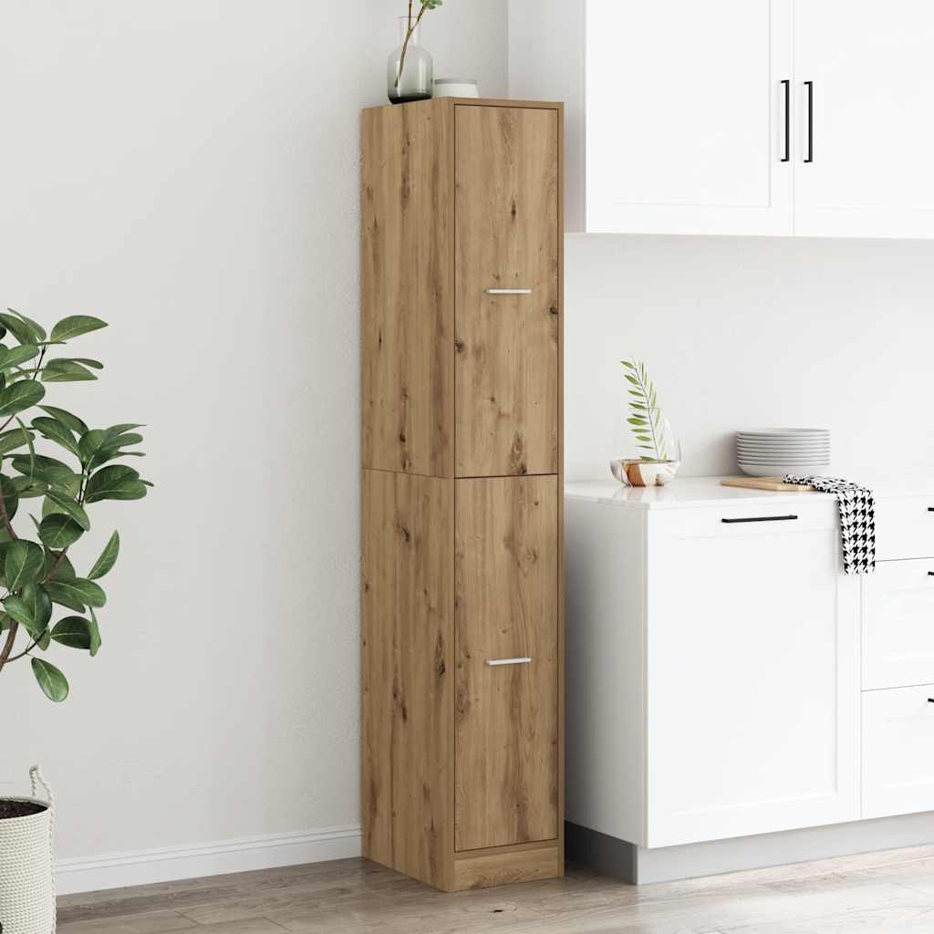 Apothecary Cabinet Artisian Oak 30x41x174.5 cm Engineered Wood