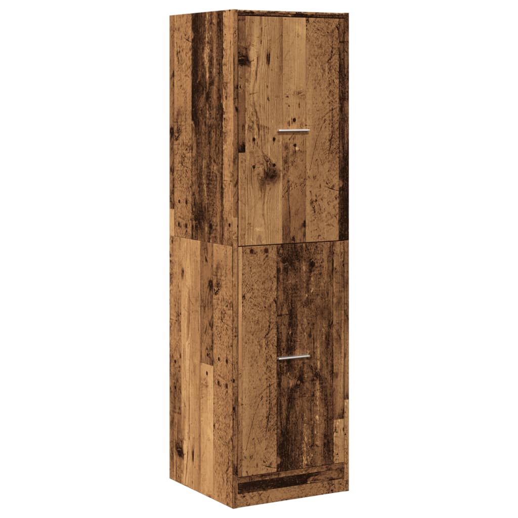 Apothecary Cabinet Old Wood 40x41x144.5 cm Engineered Wood