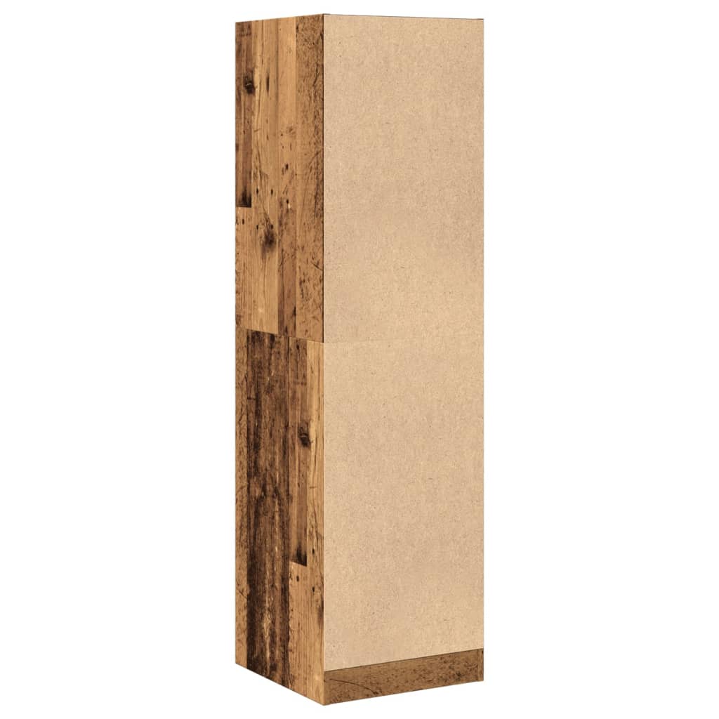 Apothecary Cabinet Old Wood 40x41x144.5 cm Engineered Wood