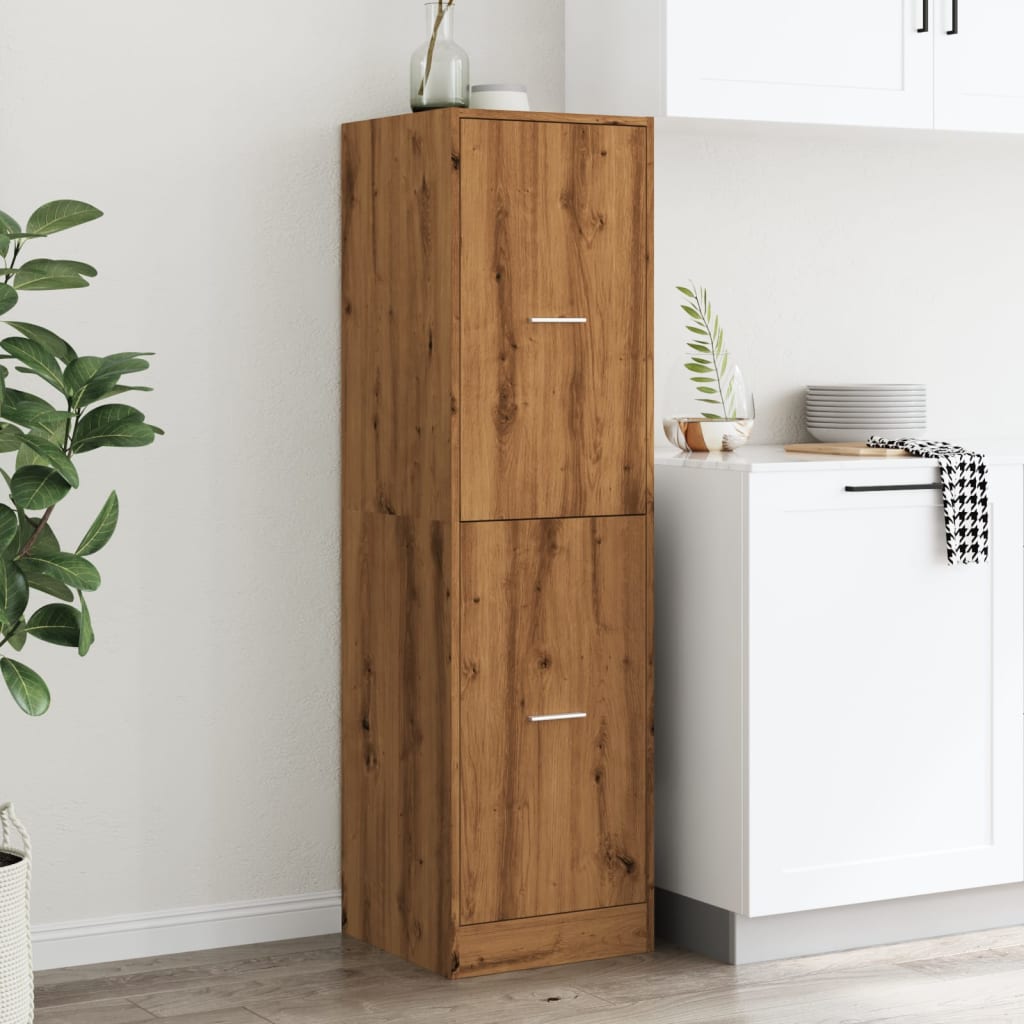 Apothecary Cabinet Artisian Oak 40x41x144.5 cm Engineered Wood