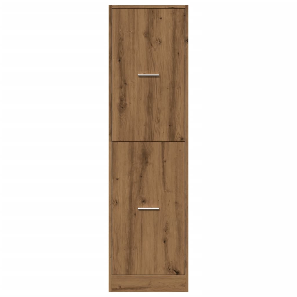 Apothecary Cabinet Artisian Oak 40x41x144.5 cm Engineered Wood