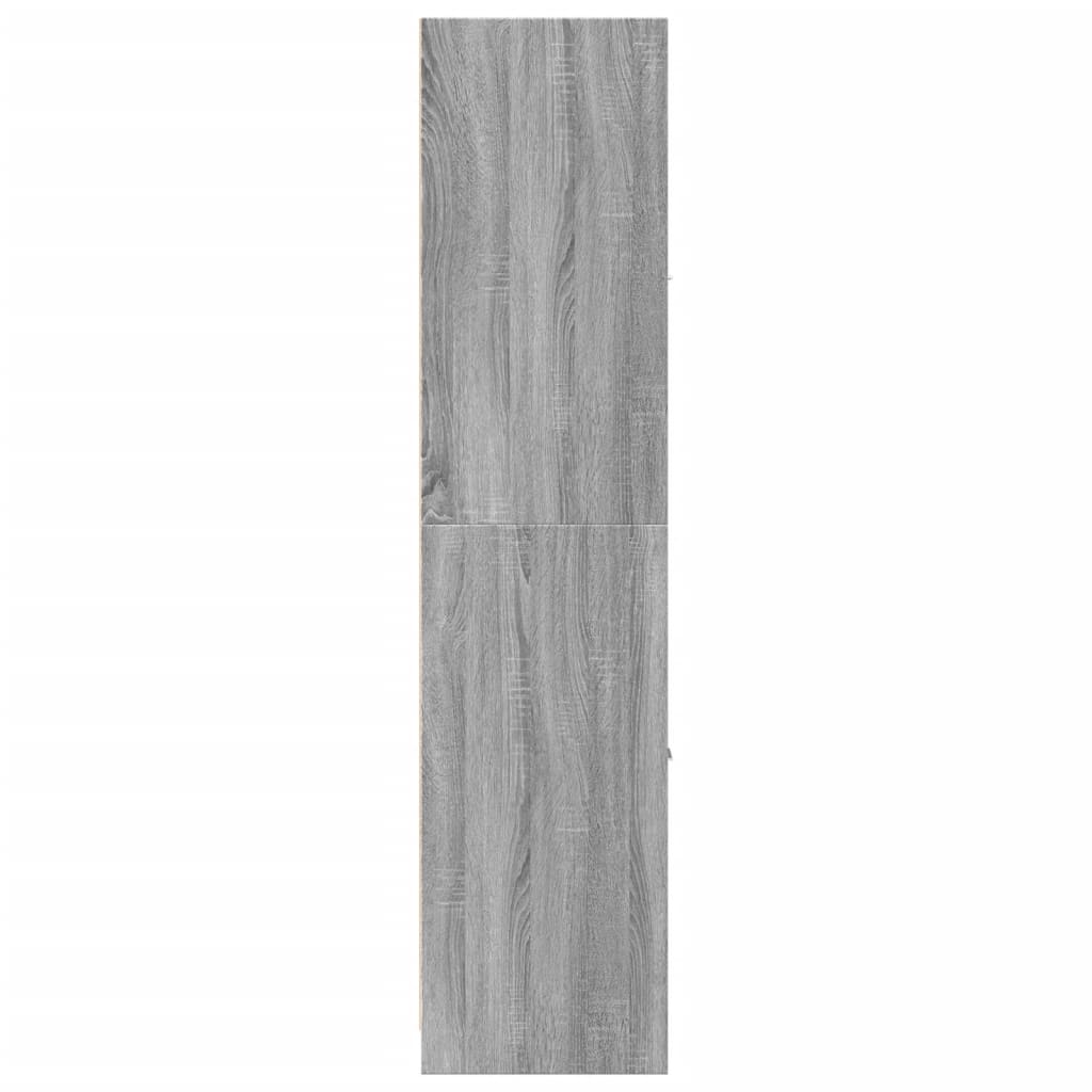 Apothecary Cabinet Grey Sonoma 40x41x174.5 cm Engineered Wood