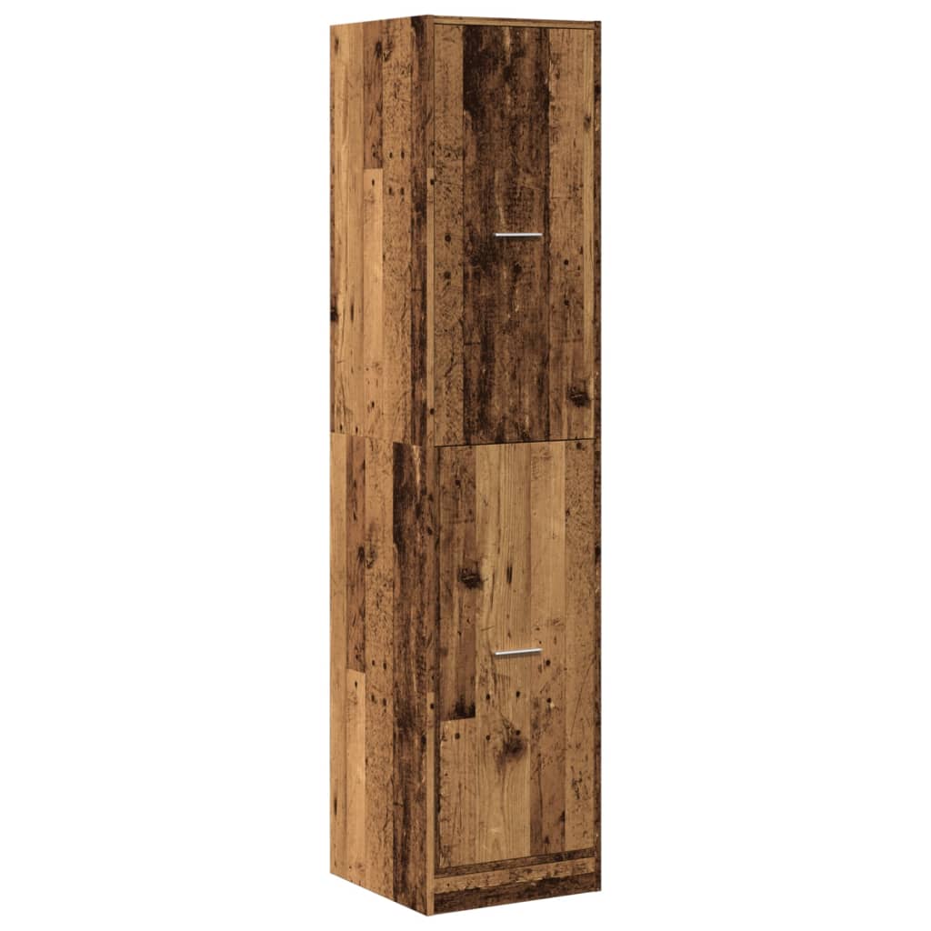 Apothecary Cabinet Old Wood 40x41x174.5 cm Engineered Wood