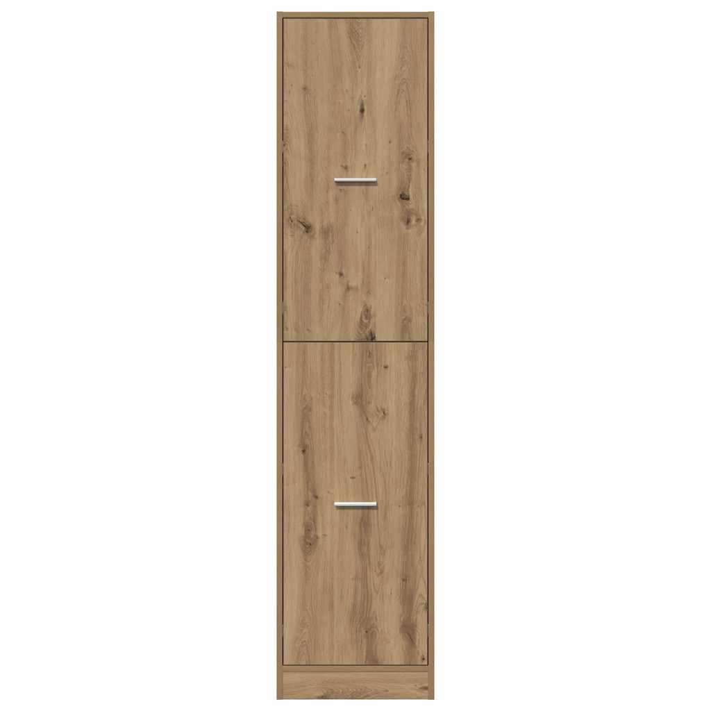 Apothecary Cabinet Artisian Oak 40x41x174.5 cm Engineered Wood