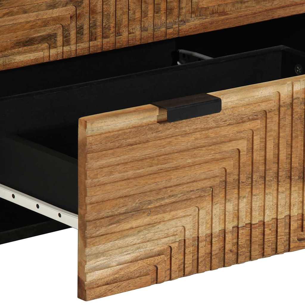 Sideboard 2 pcs Brown 60 x 33 x 75 cm Solid Acacia wood