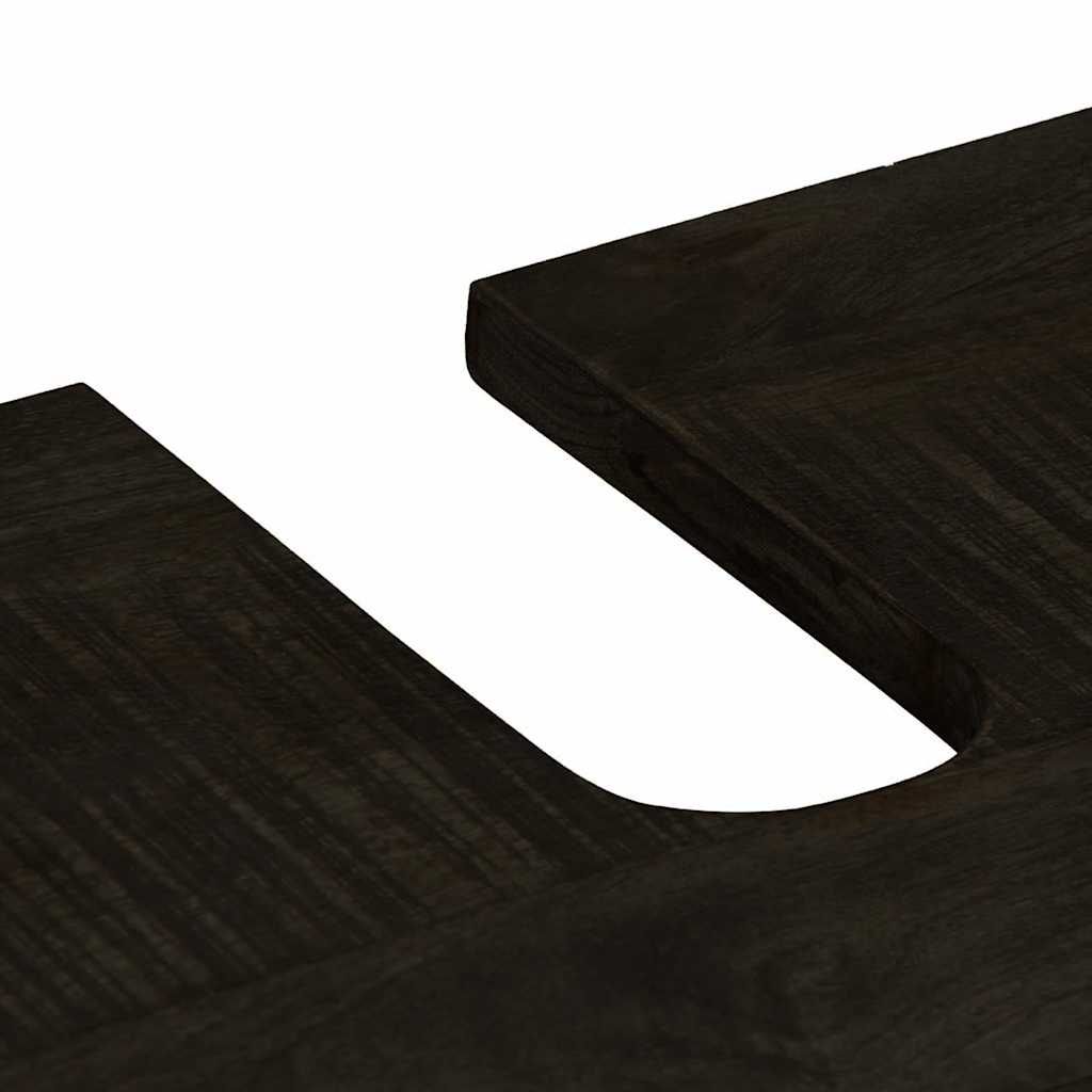 2 Piece Bathroom Furniture Set Solid Wood Mango