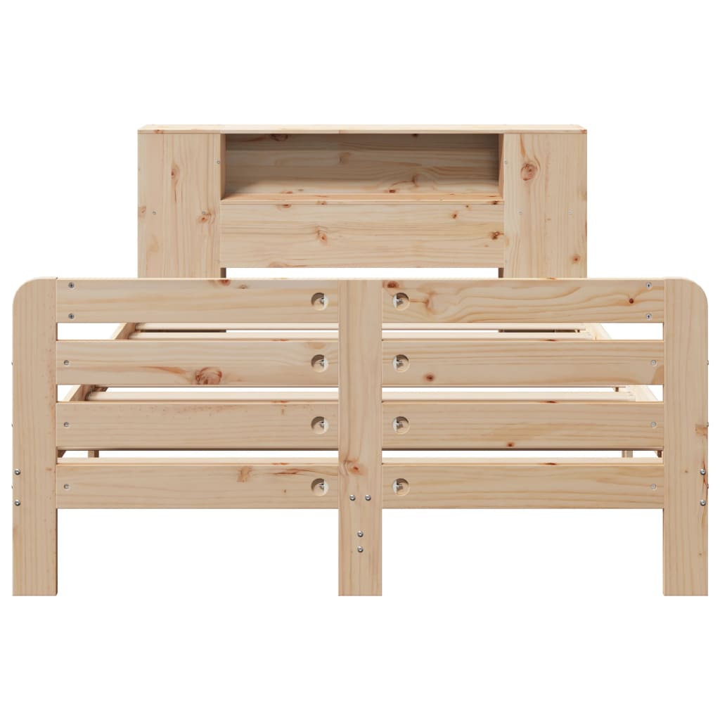 Bed Frame without Mattress 160x200 cm Solid Wood Pine