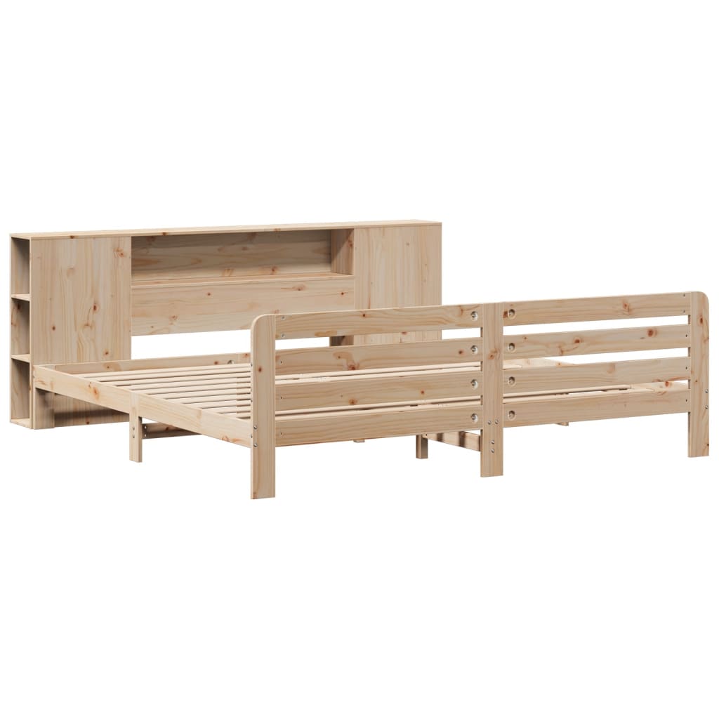 Bed Frame without Mattress 180x200 cm Super King Solid Wood Pine