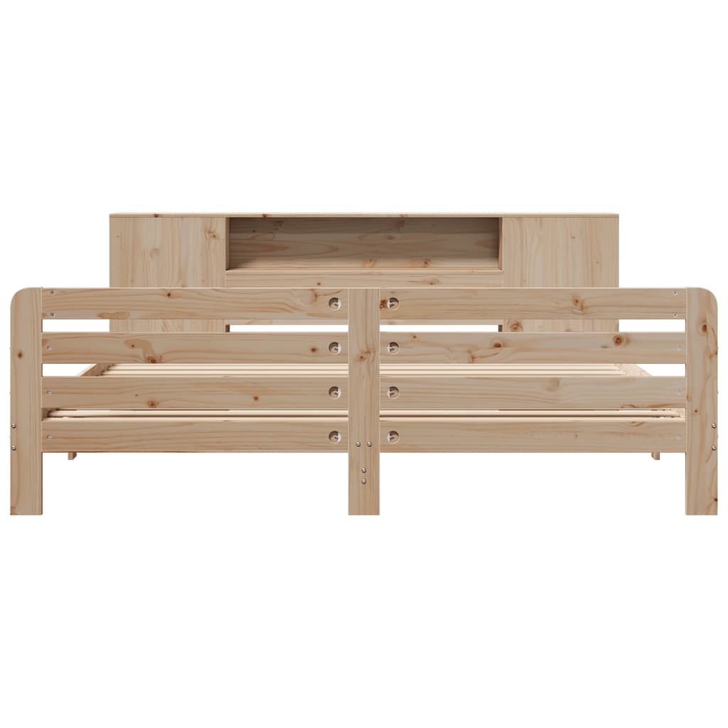 Bed Frame without Mattress 180x200 cm Super King Solid Wood Pine