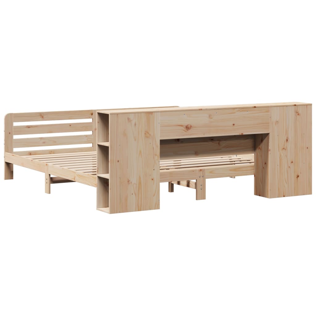Bed Frame without Mattress 180x200 cm Super King Solid Wood Pine