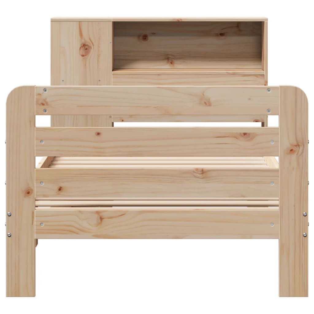 Bed Frame without Mattress 90x190 cm Single Solid Wood Pine