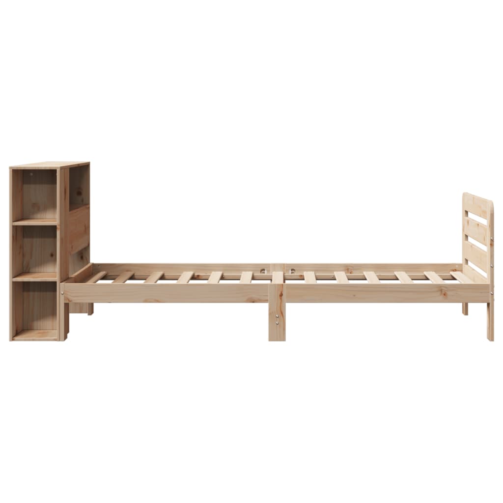 Bed Frame without Mattress 90x190 cm Single Solid Wood Pine
