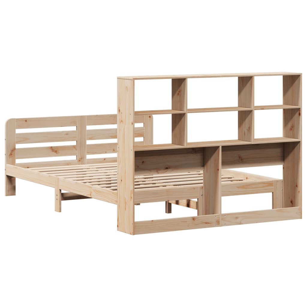 Bed Frame without Mattress 160x200 cm Solid Wood Pine