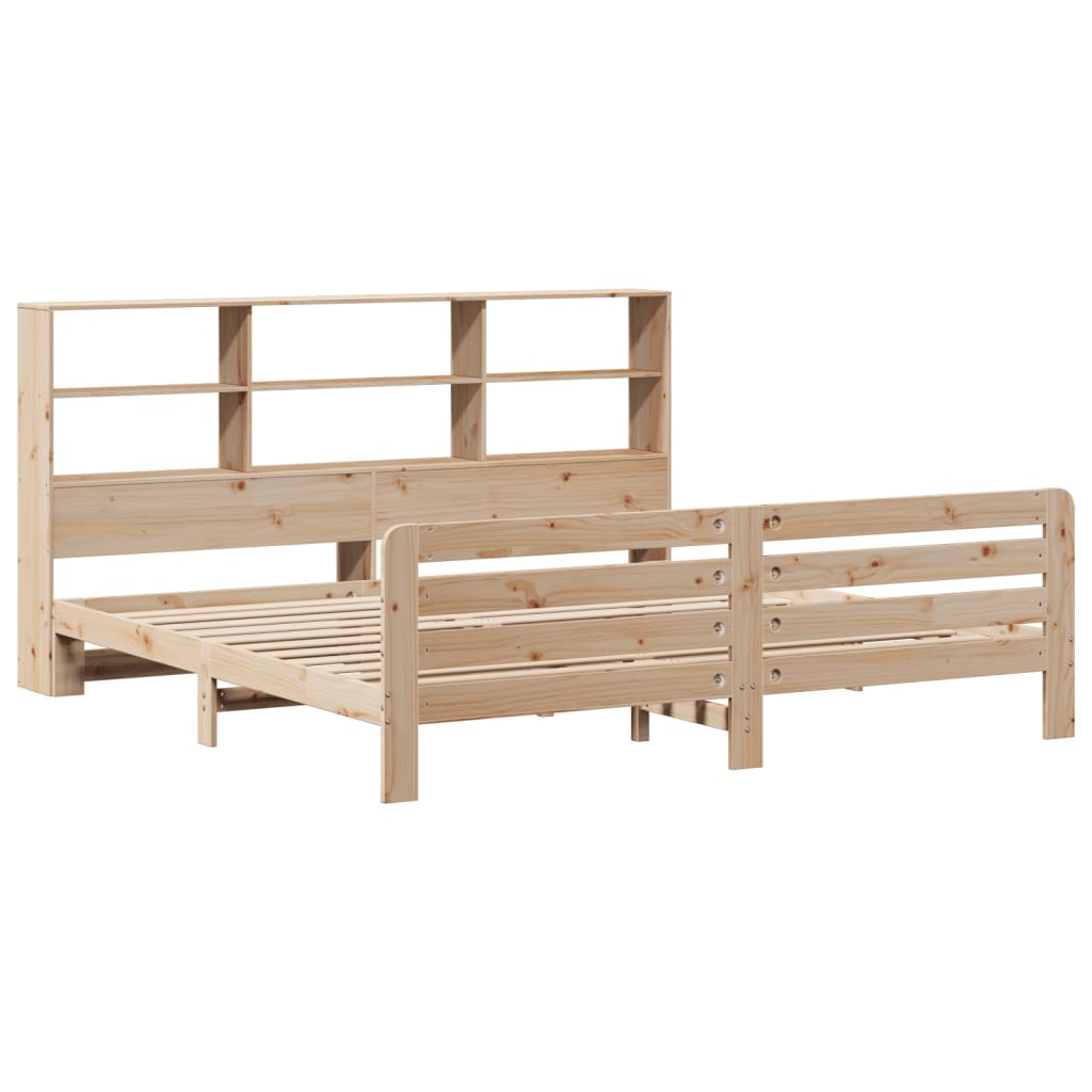Bed Frame without Mattress 180x200 cm Super King Solid Wood Pine