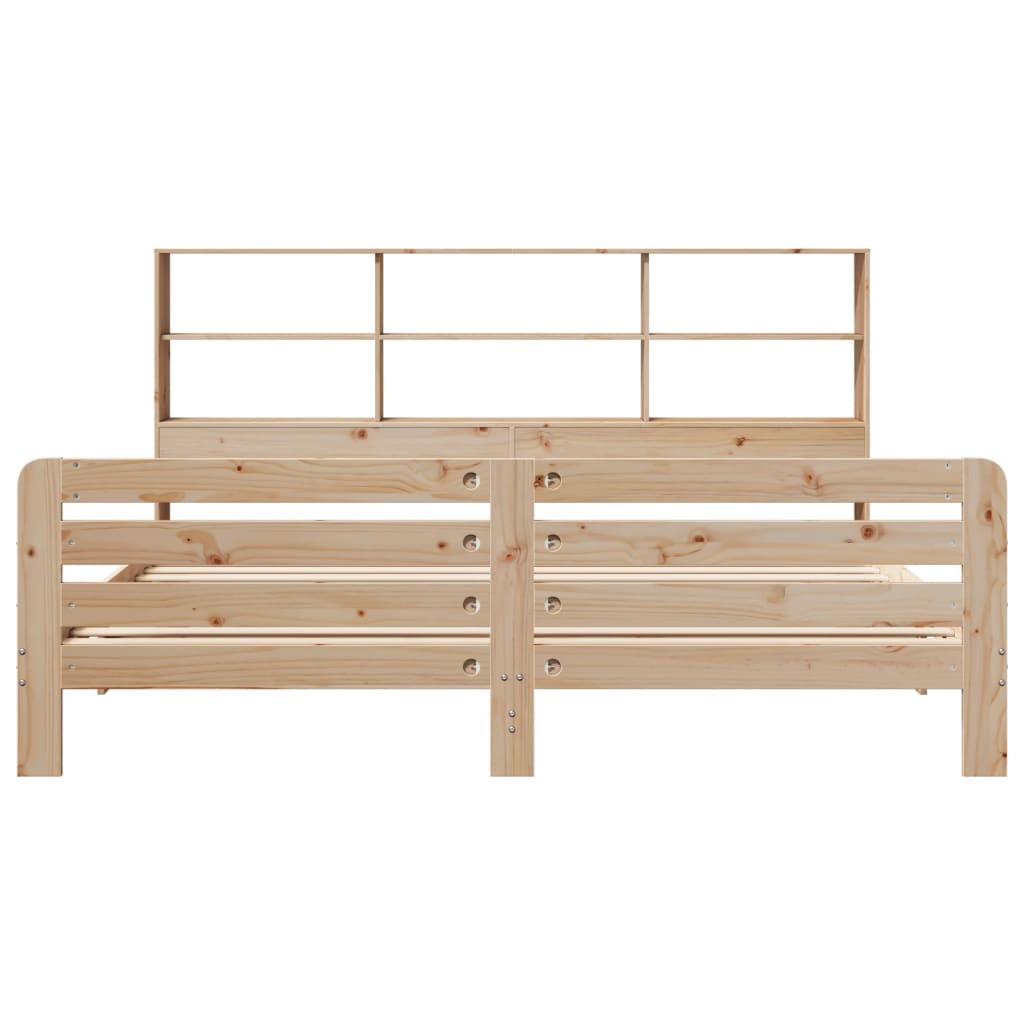 Bed Frame without Mattress 180x200 cm Super King Solid Wood Pine