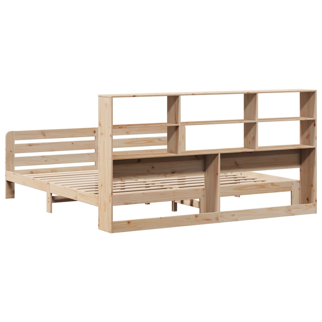 Bed Frame without Mattress 180x200 cm Super King Solid Wood Pine