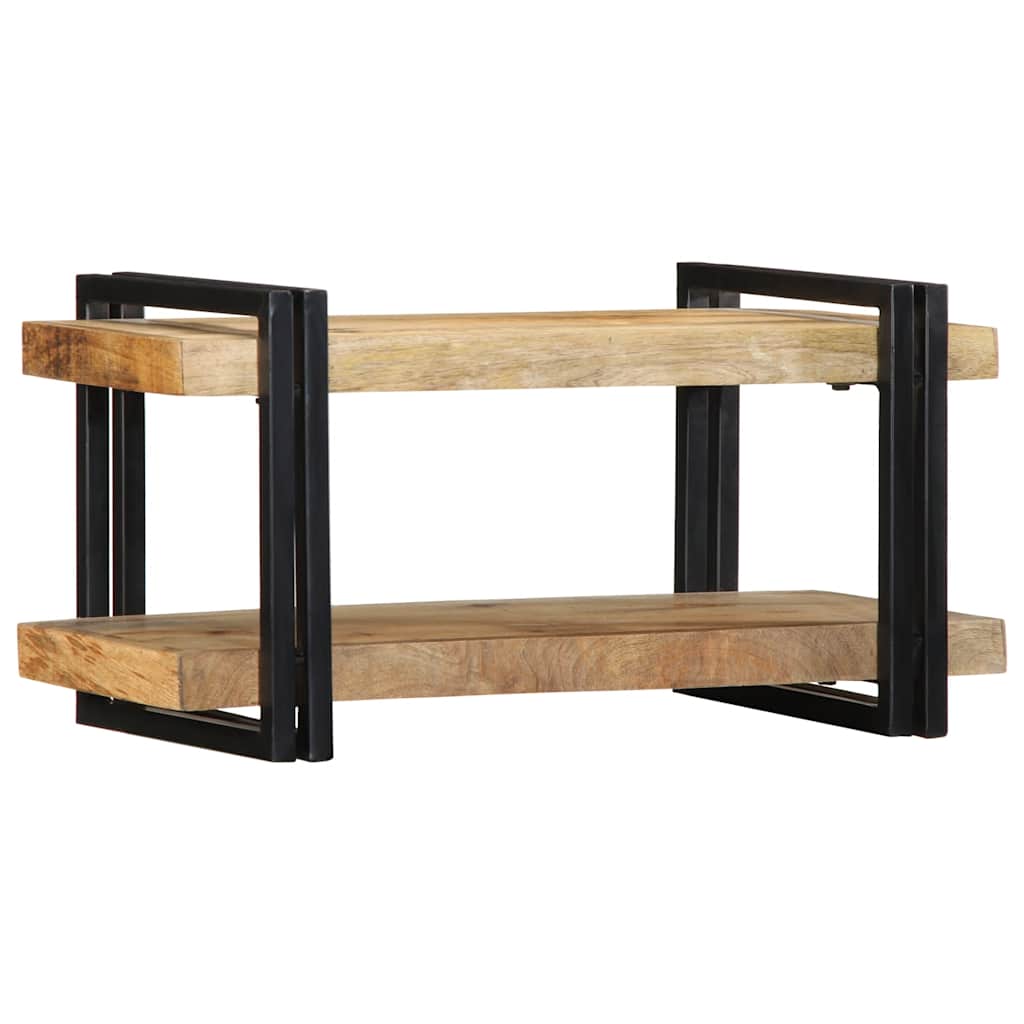 Wall Shelf 70x33x35 cm Solid Rough Wood Mango