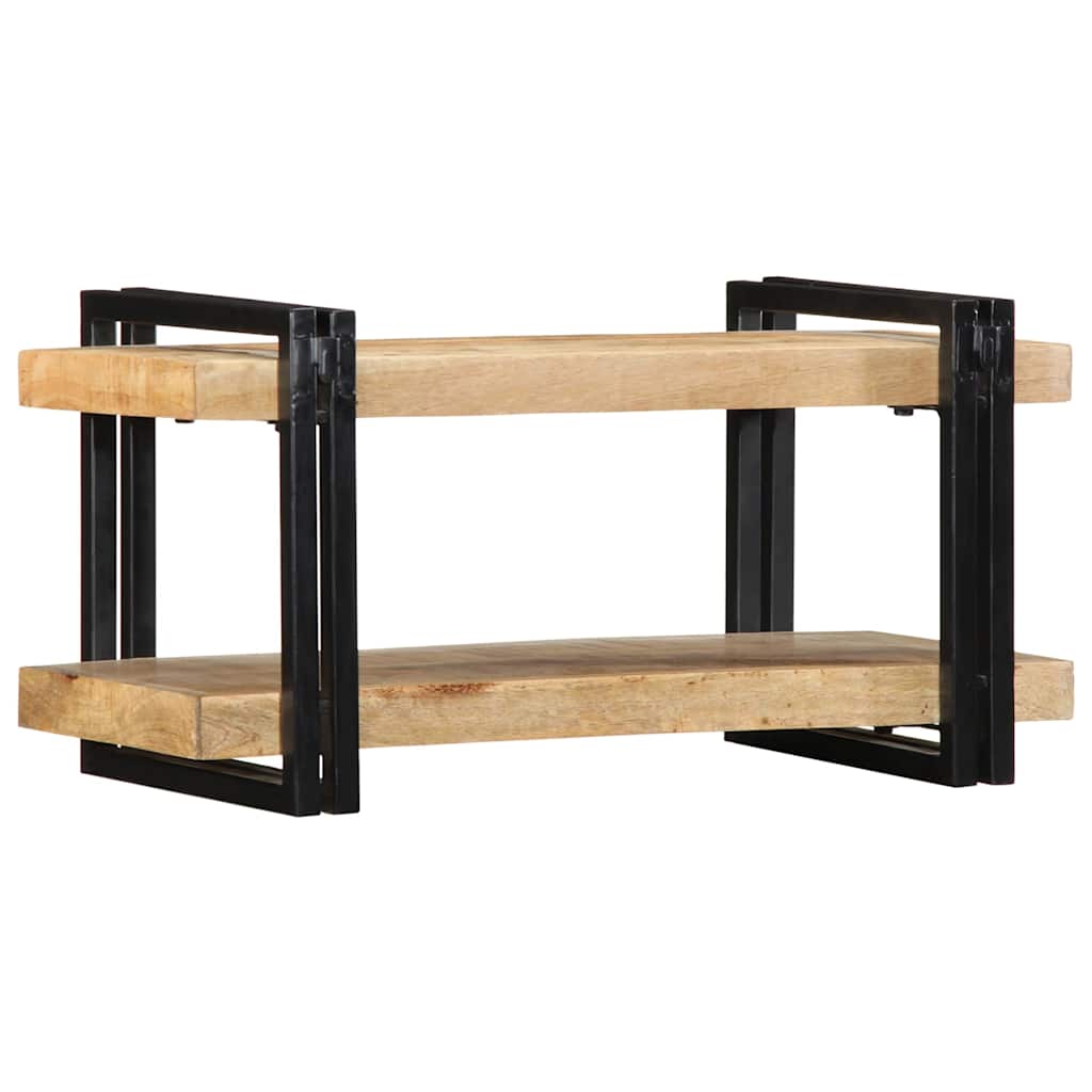 Wall Shelf 70x33x35 cm Solid Rough Wood Mango