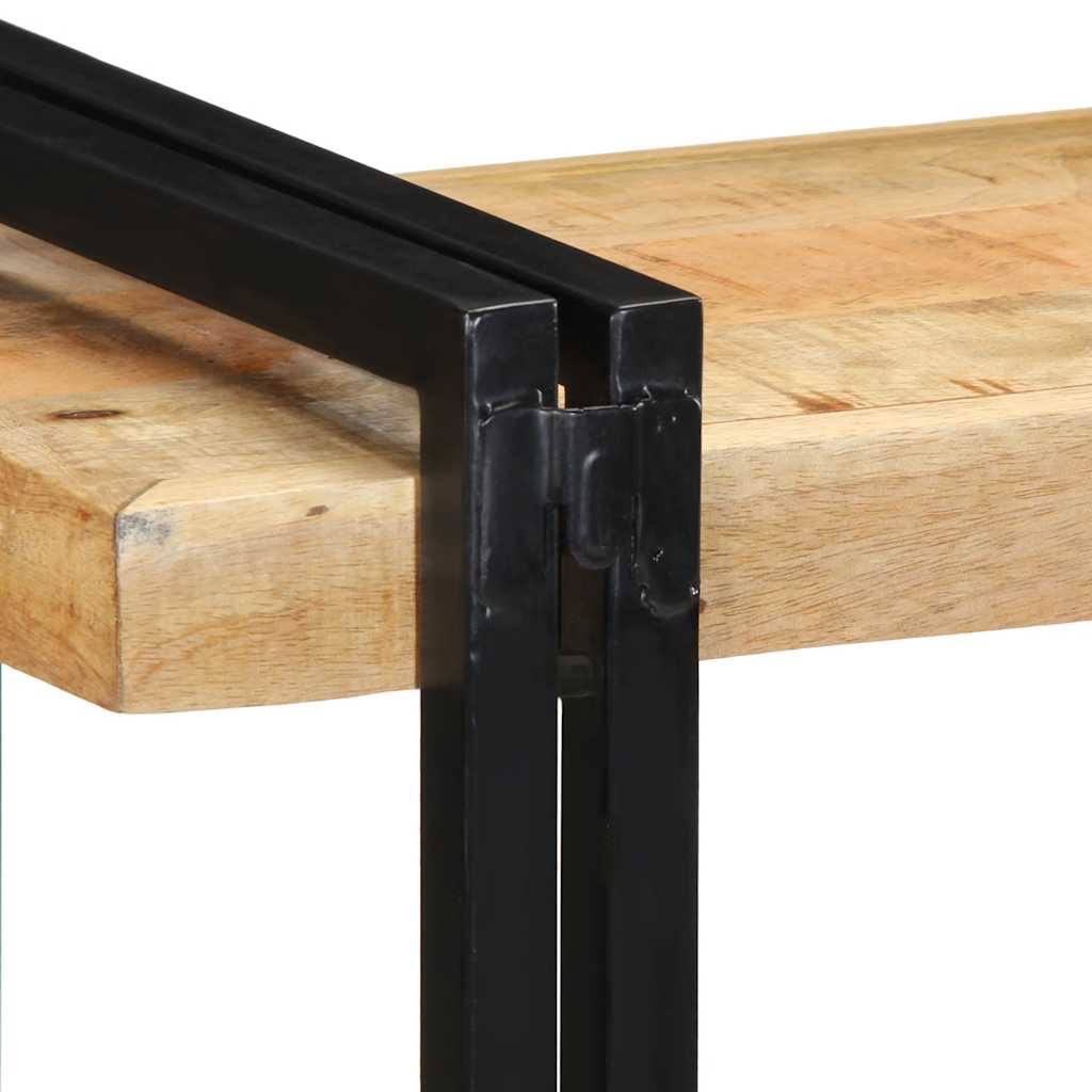 Wall Shelf 70x33x35 cm Solid Rough Wood Mango