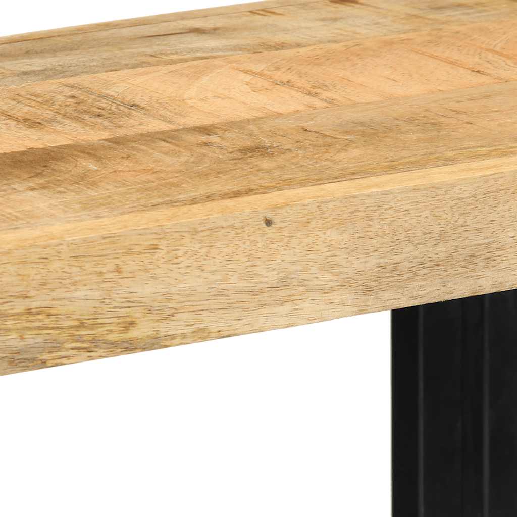 Wall Shelf 70x33x35 cm Solid Rough Wood Mango