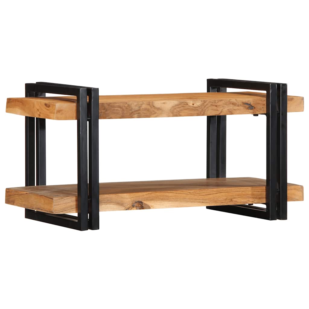 Wall Shelf 70x33x35 cm Solid Wood Acacia