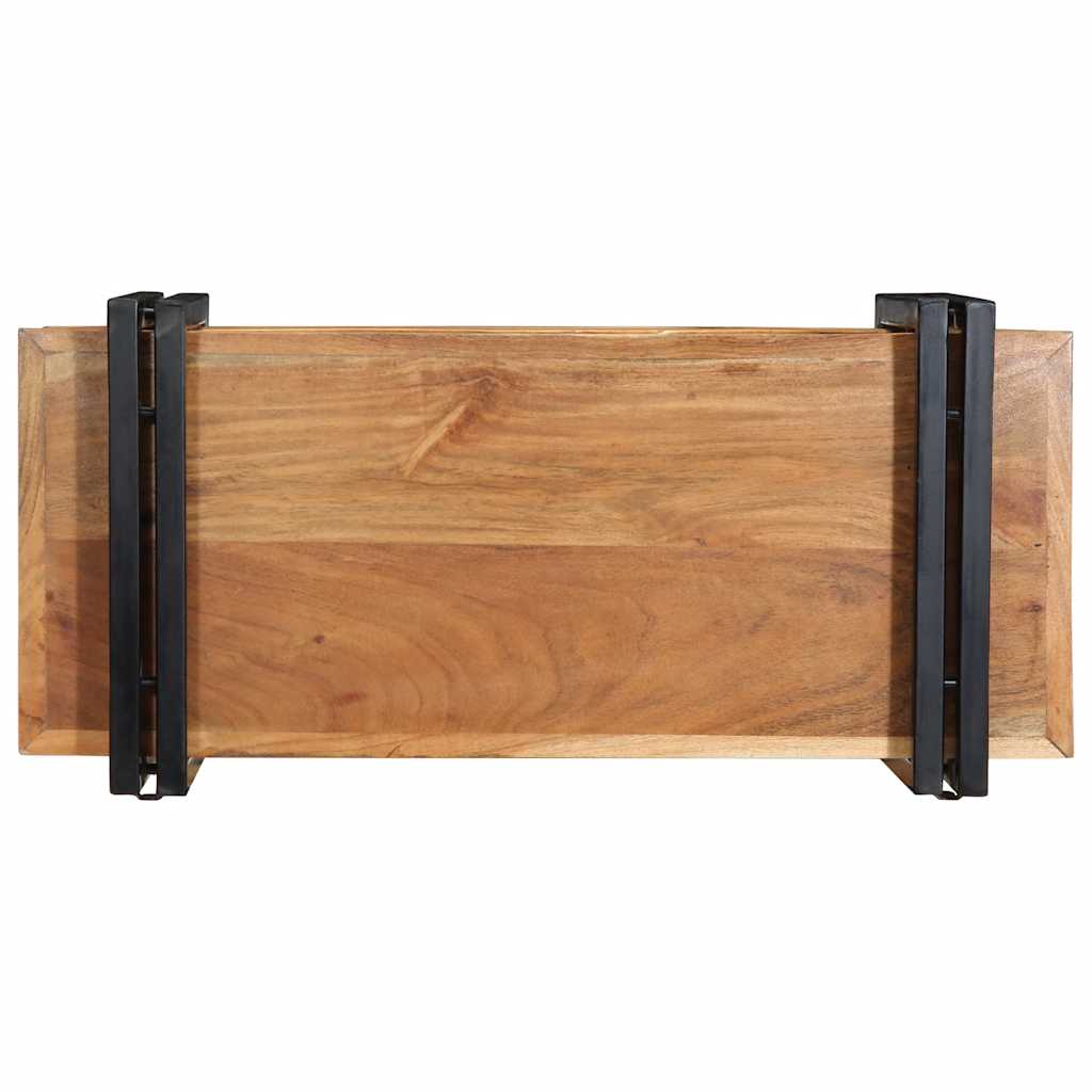 Wall Shelf 70x33x35 cm Solid Wood Acacia