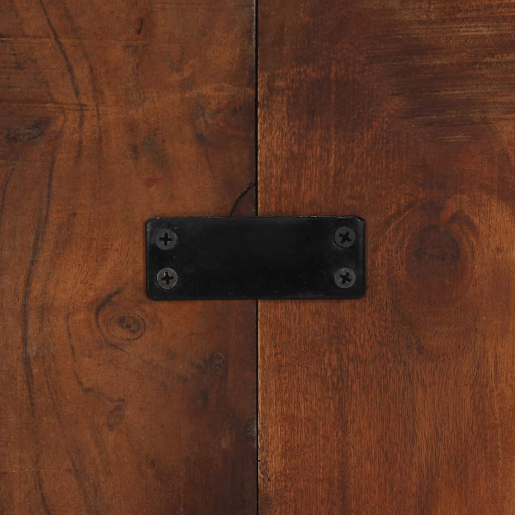 Headboard Multicolour 200 cm Solid Wood Reclaimed