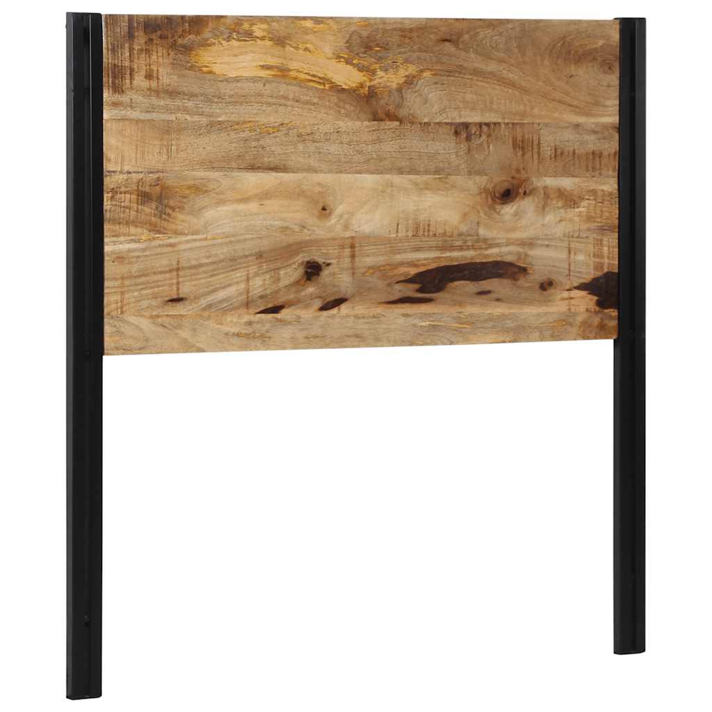 Headboard 100 cm Solid Wood Mango and Iron