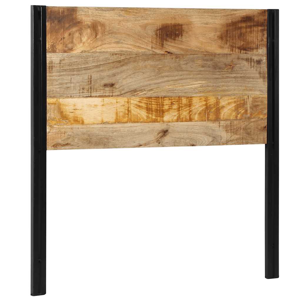 Headboard 100 cm Solid Wood Mango and Iron
